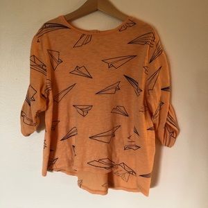 STEM shirt girls 7 paper airplanes